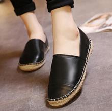2016 New Comfort Women espadrilles Patchwork Wool Cashemere Suede Checks Geometric Weave Rope Ballet Flat Fisherman flats Shoes