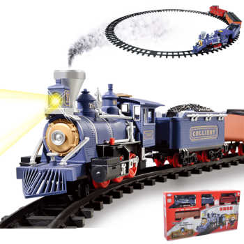 Electric train track model steam toy remote control car-inRC Trains 