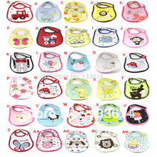 Baby Towel Saliva Waterproof New Kids Cartoon Pattern 3 Layer Toddler Lunch Bibs