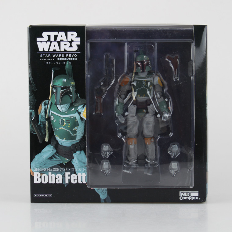 Star Wars REVO Series NO.005 Boba Fett PVC Action Figure Collectible Model Toy 16cm Retail Box N11