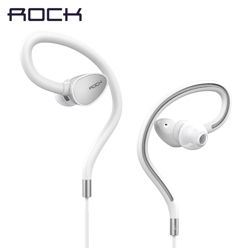 ROCK Original Luxury Zircon Sports Stereo Earphone Headset 3 5mm In Ear Headphone font b Earbuds