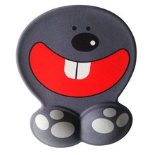 Fashion and Popular Animal Cartoon Pattern Mouse Pads with Wrist Rest Support for PC&Laptop MO512 Customize Negotiable