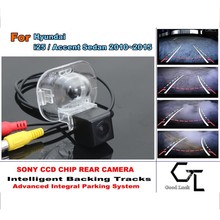 For Hyundai i25 / Accent Sedan 2010 ~ 2015 Parking Assistance Tracks Module Rear View Camera Car Camera HD CCD