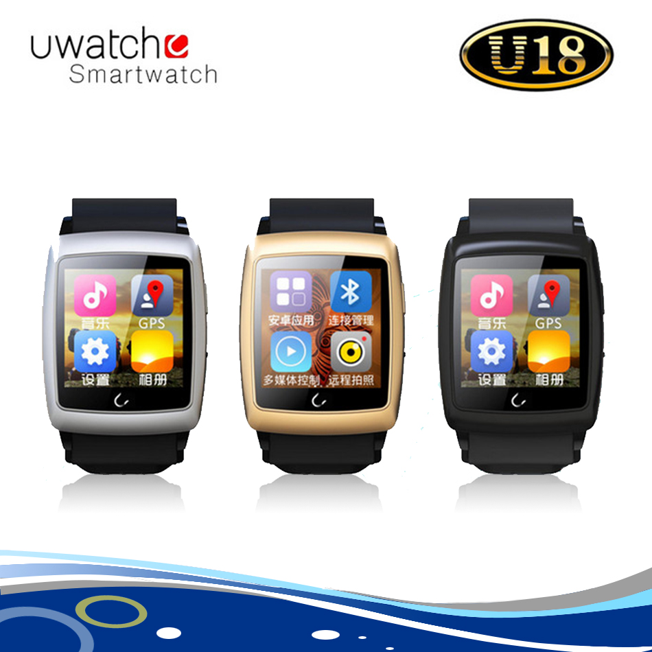 Original Android Uwatch U18 Smart Watch with Bluetooth 4 0 Dual Core 1 54 Screen GPS