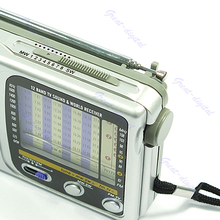Portable TV FM AM Pocket Radio Receiver DC 3V 300mA New 