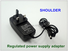 wholesale price input AC110v 220v to output DC 12v british plug regulated power supply adapter 2000Ma