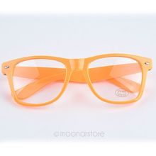 10 Colors Fashion Unisex Clear Lens Wayfarer Nerd Glasses Candy Colors Glasses for Women Wholesale Free