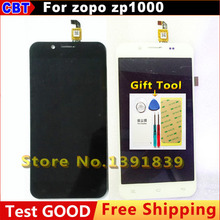 100% New Original zp1000 touch Screen + LCD Display Digitizer Glass For zopo zp1000 LCD Display + TP +Tool +Waterproof packaging
