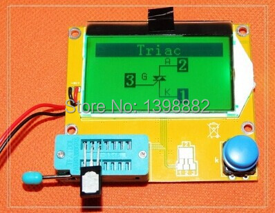 Free shipping, 2015 newest version of inductor-capacitor ESR meter DIY multifunction tester