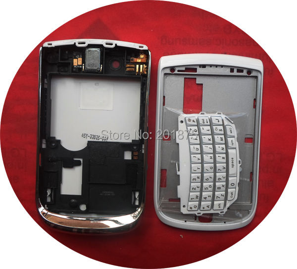 Free shipping wholesale 10pcs lot quality mobile phone housing for Blackberry Torch 9810, full cover for Torch 9810