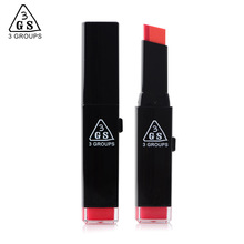 3GS brand makeup cosmetics high quality beauty two tone lipstick ,waterproof long-lasting moisturizer 10 colors 12 pieces/lot
