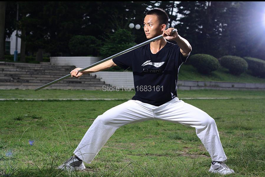 Super Wushu Sticks Shaolin Sticks Wushu Long Weapons Stainless Steel