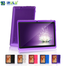 IRULU Tablet PC Android4.4 Kitkat 7″ HD 512MB RAM 16GB ROM Dual Camera Tablet External 3G Quad Core Purple Keyboard/Color