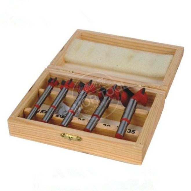 Professional Forstner Drill Bits 15 20 25 30 35mm Hole Saw 5pcs Woodworking Power Tools