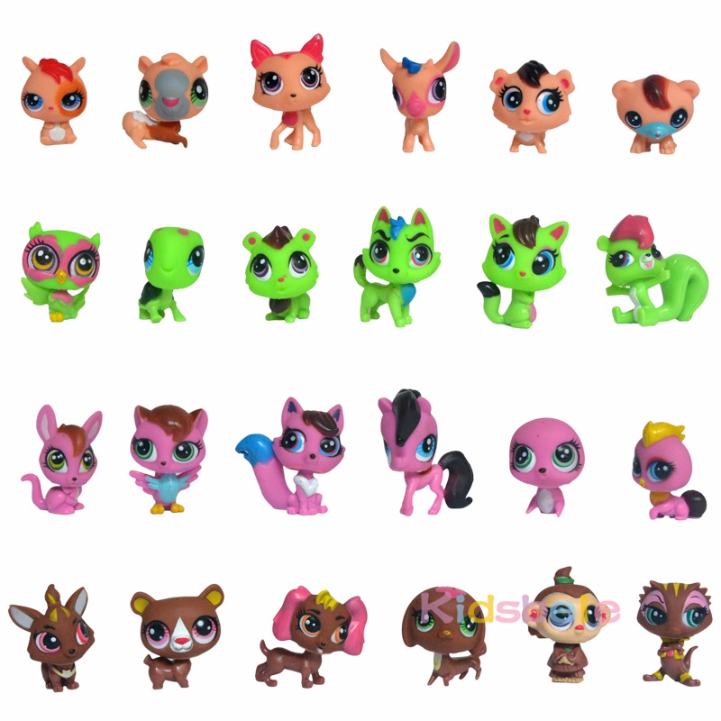 Action Figures Mainan Untuk Anak 6 Pcs Terkecil Hewan Boneka Lucu