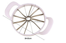 Envío gratis 300 * 220 mm grande de múltiples funciones acero inoxidable máquina de cortar cortar la sandía melón