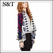 New-Arrival-2015-Hot-Sale-Novelty-Geometric-Print-Cardigans-Knitted-Sweater-Long-Sleeve-Draped-Cardigan-Casual