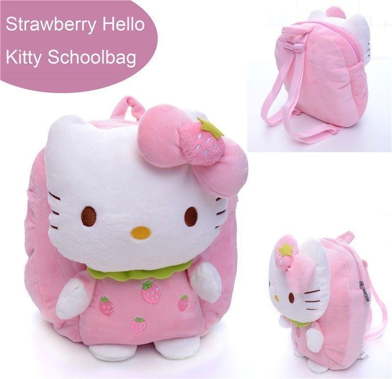 Pink Strawberry Hello Kitty Plush Children 10*9\'\' ...