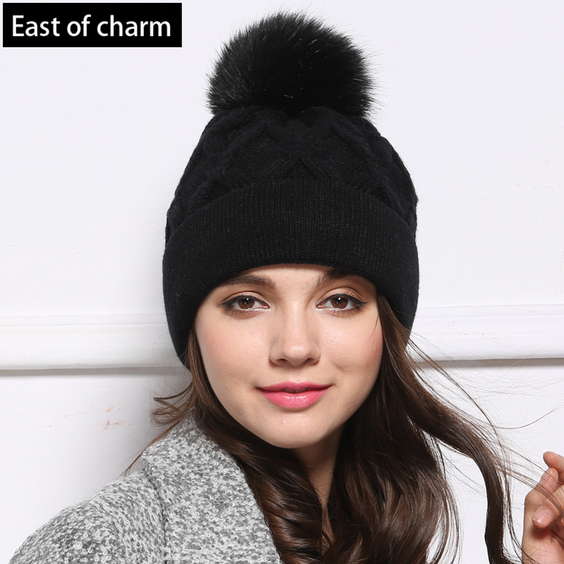 Hot Sale! Solid Women Winter Hat For Women Bonnet ...