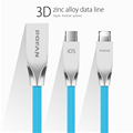 POFAN micro usb cable Charging Cable for iPhone Lightning Charger Data Cable and Android 2 1A