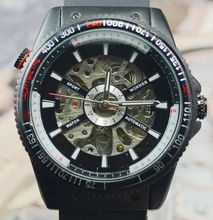 Ganador reloj mecánico para hombre del reloj de la tendencia de la moda para hombre chicos totalmente automáticos j087
