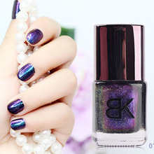 1Pcs 8ml Black Starry Sky Holographic Nail Polish Brand BK Glitter Nail Varnish Enamel Professional Nail Art Cosmetics 8 Color