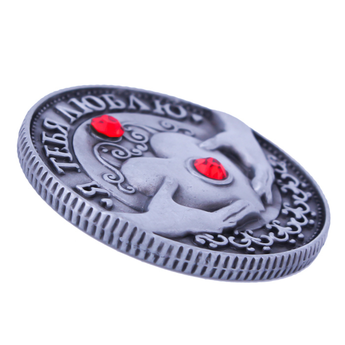 Unique Gift box coin I love you Souvenirs album replica coins Love tokens purse coin charm