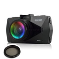 Car Vehicle DVR Ambarella A7 LA Digital Video Recorder Full HD1296P Night Vision CPL Polarize Filler