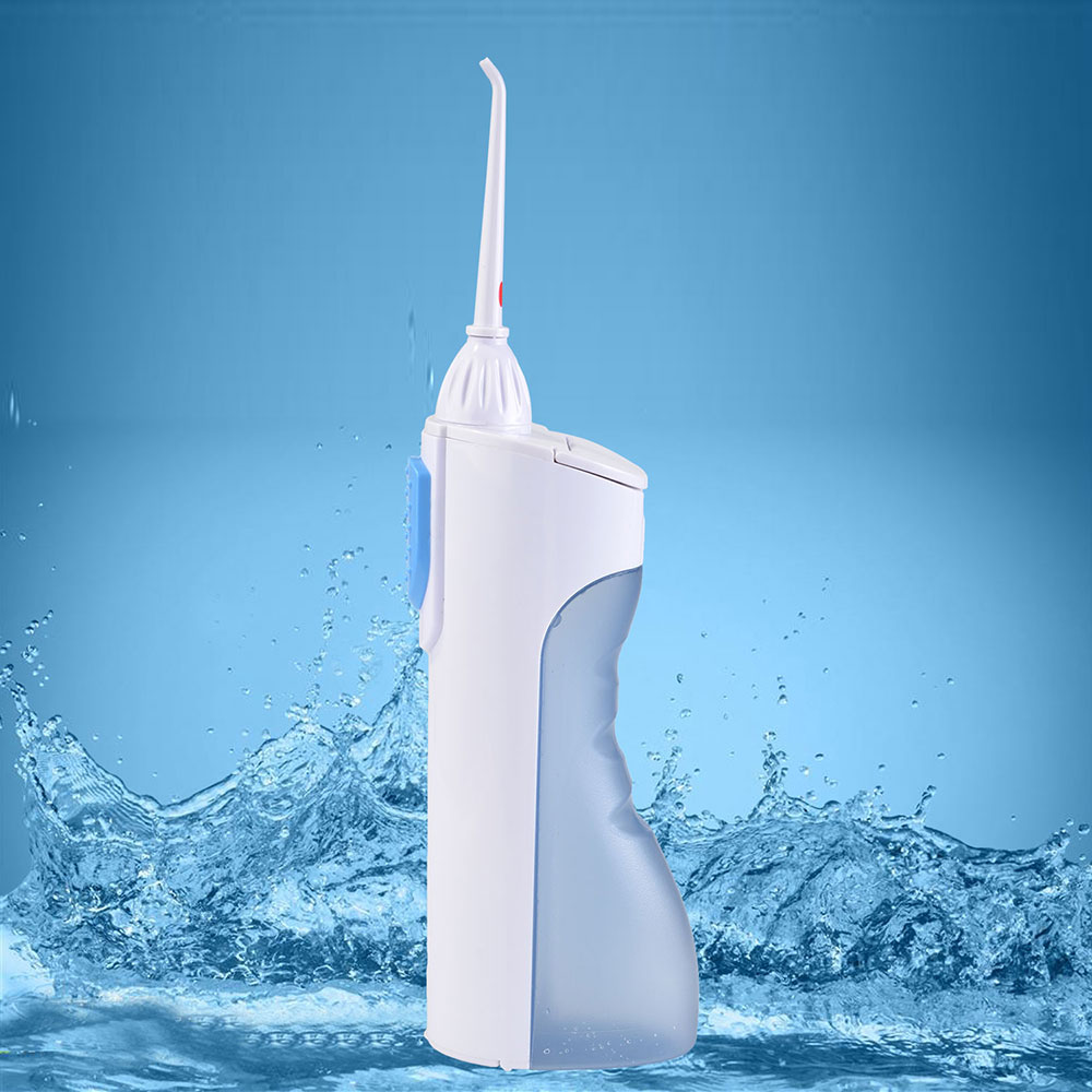 Portable Oral Irrigator Battery Opearted Electric Travel Jet Pick Cleaning Dental Water Flosser Teeth Cleaner Dental Gum Care