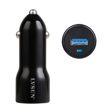 LVSUN Quick Charge 2.0 12W USB Car Charger Adapter for Samsung Galaxy S5,S6,HTC,Z3 Tablet Compact,Nexus 6+with Micro cable