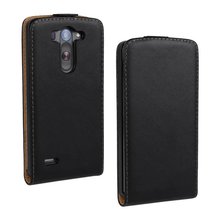 Luxury Genuine Real Leather Case Flip Cover Mobile Phone Accessories Bag Retro Vertical For LG G3