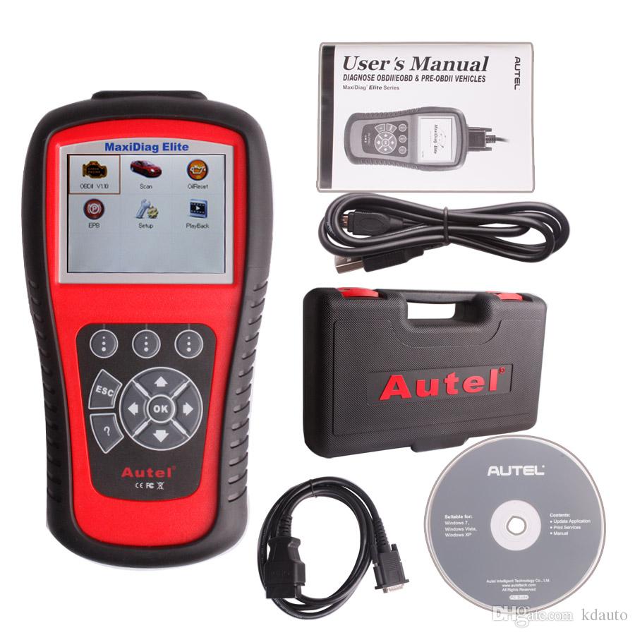  Original Autel Maxidiag Elite MD703 With Data Stream Function USA Vehcles for All System Update Online With 