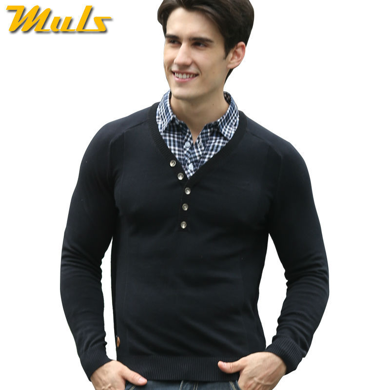 luxury pull open collar cotton turn neck sweaters shirt european and american style luxury pull open collar cotton turn neck sweaters shirt european and american style