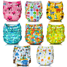 Babyland Super absorbency Polar Fleece Inner Nappy Changing Cloth Diapers with Baby Nappies for 8 30lbs