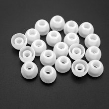 Free Shipping 10 Pairs White Small Size Replacement Silicone EARBUD Tips for Skullcandy Sony Bluetooth LG
