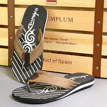 2016 top Quality Men PU Sandals Summer Slippers For Men Beach Flip Flops s Men’s Popular Slides Fashion EVA Slippers
