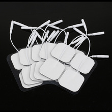 Free ship 20pcs Electrode Pads Massage therapy electrode piece slimming beauty physiotherapy tens electrodes pads massage