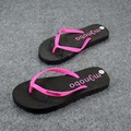 2016 Summer Pink Woman Flat Sandals Flip Flops Shoes Sapato Feminino Sandalias Monkey Women Sandale Goma