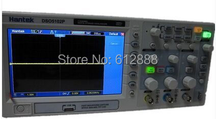 Free Shipping Hantek Dso5102p Digital Storage Oscilloscope 100mhz 2channels 1gsa s 7 Tft Lcd Better Than