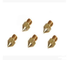 1pcs 3D Printer Nozzle Mixed Sizes 0.2mm 0.3mm 0.4mm 0.5mm Extruder Print Head For 1.75mm Filament MK7 MK8 Makerbot