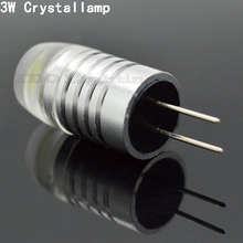 10x Mini G4 3W LED Spotlight Corn Bulbs DC12V Crystal Lamps Droplight COB Chandelier Tube RV