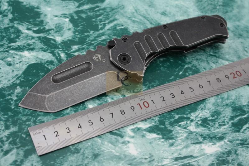 Medford Praetorian High Quality folding knife 440 Blade Black Stonewash Steel Handle Tactical Hunting Camping Outdoor