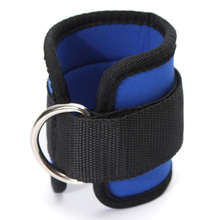 Black Blue Ankle Anchor Strap Pad Durable for Resistance Bands Leg Tubes Fitness Exercise Strength Training