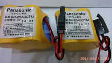 2 шт. / lot BR-2 / 3AGCT4A литиевая 6 v. 2400 мАч плк аккумулятор с черный вилка для Panasonic FANUC A98L-0031-0025