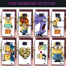 Mobile Phone Case For Samsung Galaxy S2  DIY Color Paint Protective Cellphone Back Cover Despicable Me Shipping Free