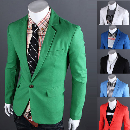 2015 High Quality Men\'S Fashion Designer One Butto...