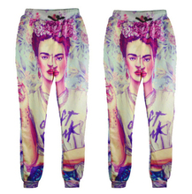 Harajuku New emoji joggers pants 3D print frida kahlo daft punk sweatpants men/women flower full jogging trousers Drop Shipping