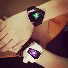 Luminous Led Fashion Trend Of Students Male And Female Candy Colors Couple Multifunction Sports Electronic Watches
