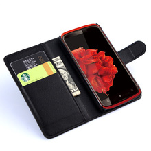 Luxury Original Wallet PU Leather Flip Cover Case For Lenovo S820 Mobile Phone Case Back Cover