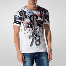 2016 men Brand Summer Clothing Fashion 3d printing Short Sleeve t shirt hip hop Slim mens soprst t-shirt Camisetas top quality